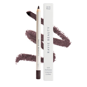 Ravie Beauty front packaging showing pencil and box, clear brand visibility and benefit