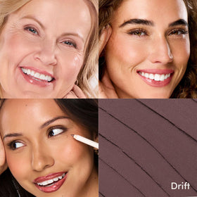 Ravie Beauty smudged smoky look demonstrating blendable buildable finish