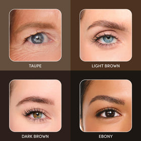 Ravie Beauty lifestyle shot at mirror demonstrating quick morning application