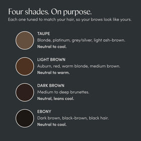 Ravie Beauty Light Brown shade comparison illustrating natural color match