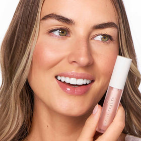 Ravie Beauty bedside jar staged for overnight lip repair routine