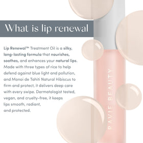 Ravie Beauty tube next to coin showing compact, travel-friendly size