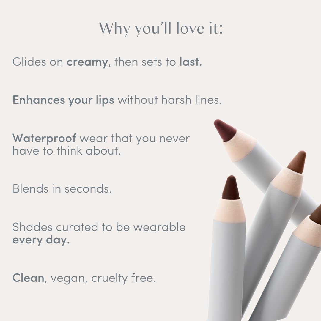 Ravie Beauty liner paired with matching lipstick showing coordinated color depth