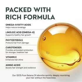 RAW ACTIVES oil on hair strand highlighting improved shine and softer texture