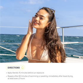Raw Elements ingredients label detail showing natural components and antioxidant benefits