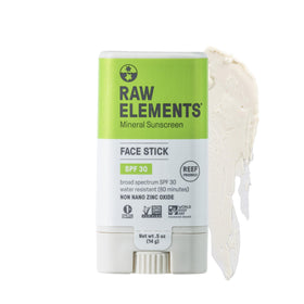 Raw Elements stick front view showing compact travel-friendly design and protection