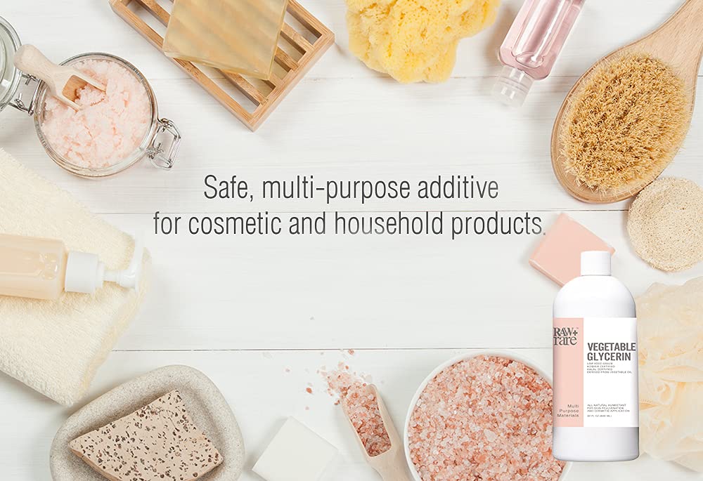 Raw Plus Rare bottle handle and scale next to common items showing ergonomic portability