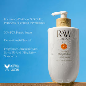 RAW SUGAR bottle on countertop for scale and everyday kitchen compatibility