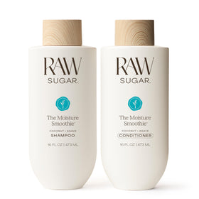 RAW SUGAR duo front packaging showing both bottles and hydration benefits
