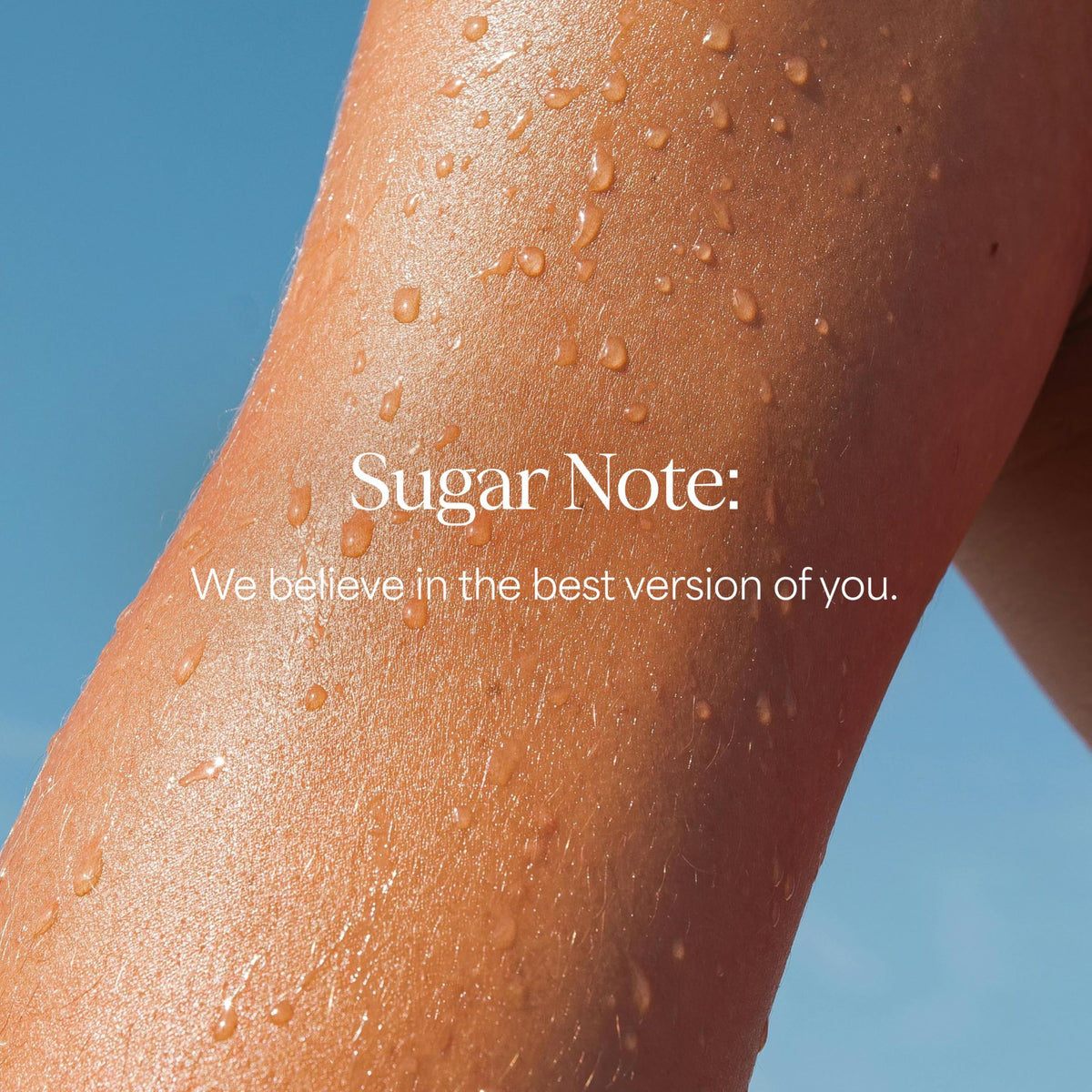 RAW SUGAR in bathroom morning routine offering energizing scent