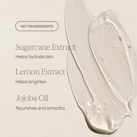 RAW SUGAR bottle in shower caddy ready for daily use convenience