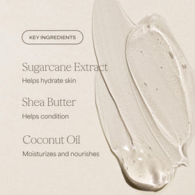 RAW SUGAR bottle in hand showing 20 fl oz scale and lasting supply