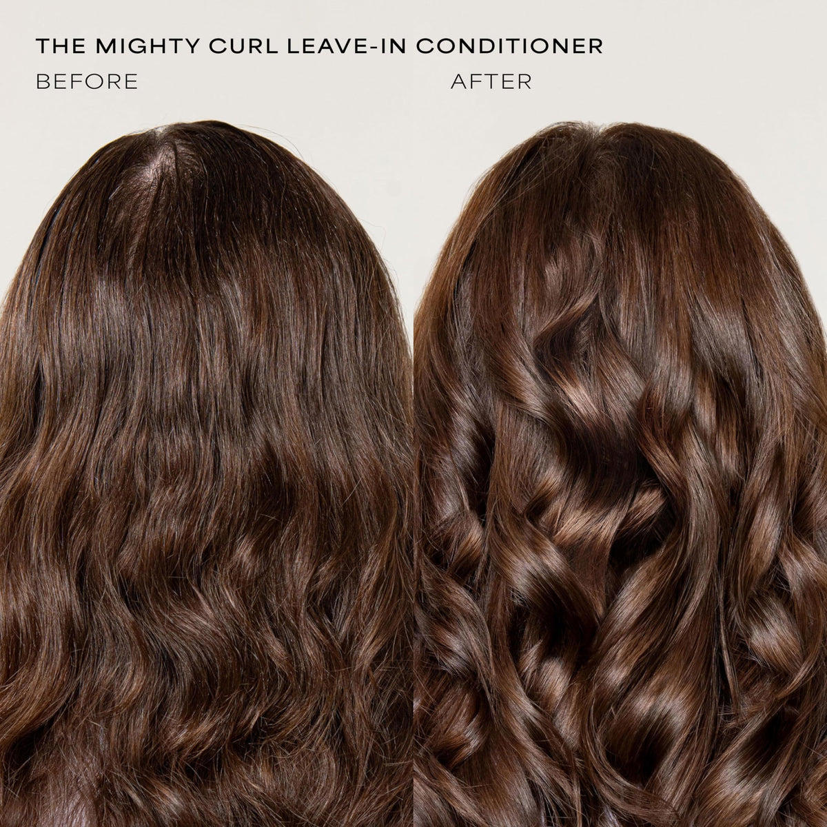 RAW SUGAR mist being sprayed on wavy hair to protect and smooth