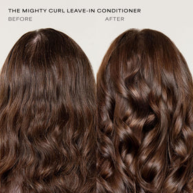 RAW SUGAR mist being sprayed on wavy hair to protect and smooth