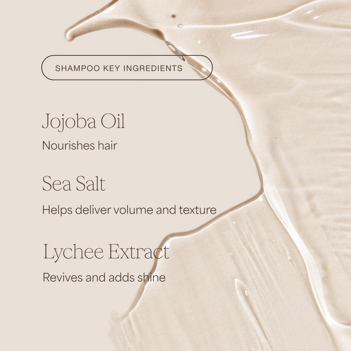 RAW SUGAR close-up of conditioner cream highlighting lightweight hydration benefit