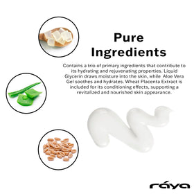 Raya dropper close-up dispensing serum highlighting precise application benefit