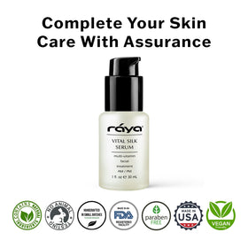 Raya Vital Silk Serum vitamin complex ingredients highlighting antioxidant benefits