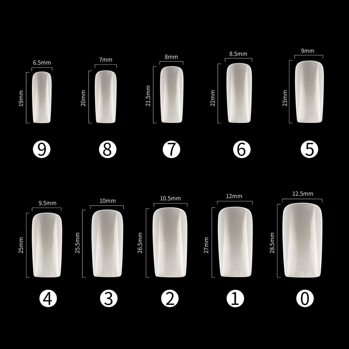 RayanWay clear and natural tips side-by-side showing finish options for design