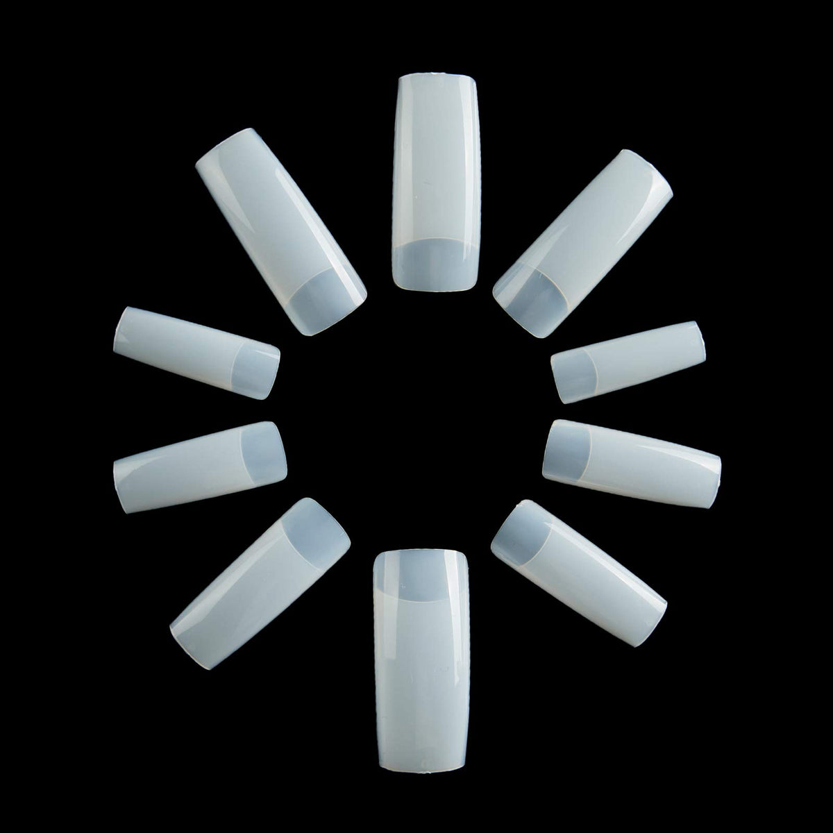 RayanWay filed sample nails demonstrating custom shaping and polished finish
