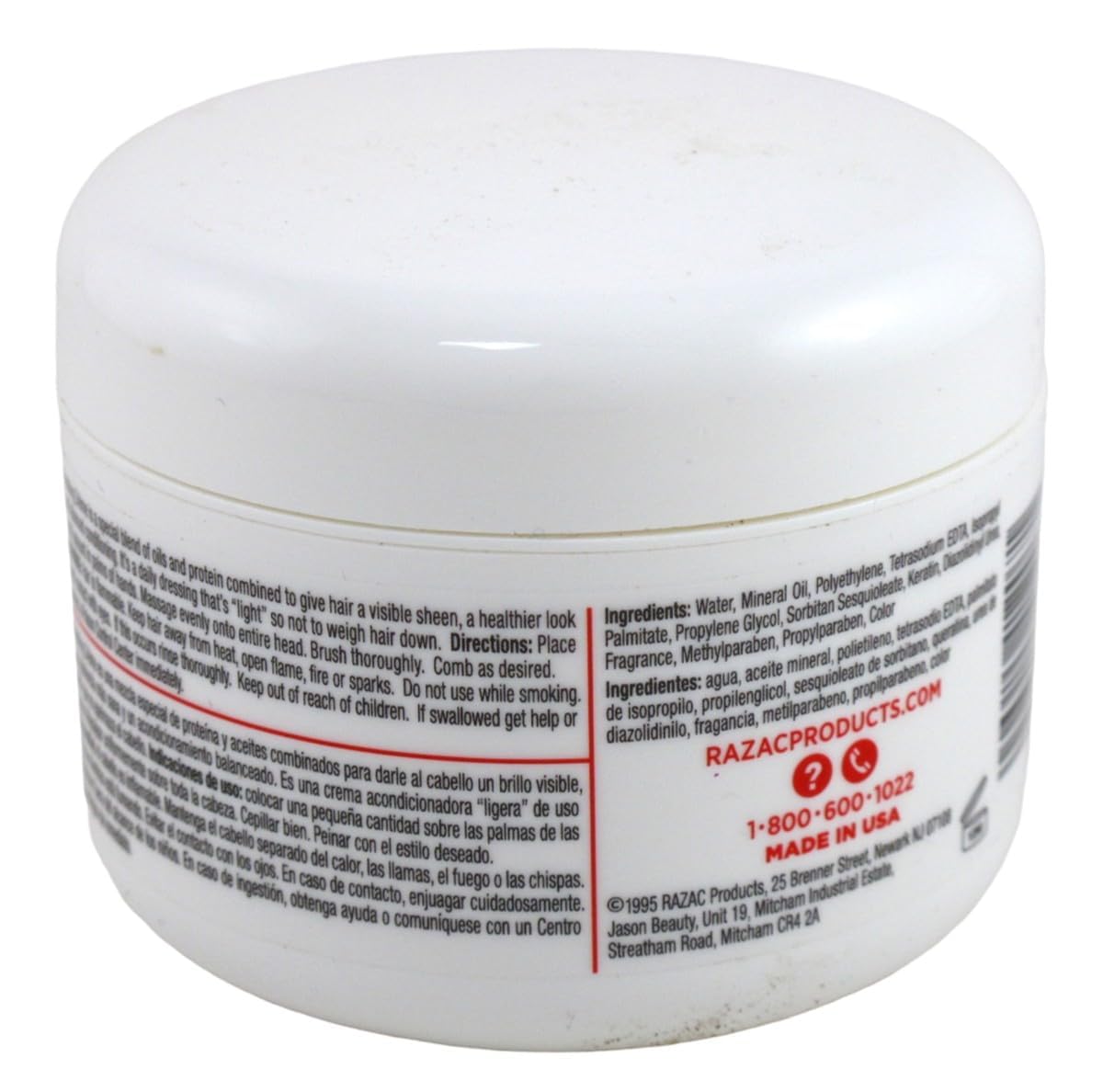Razac finishing creme close-up texture demonstrating smooth spreadability and control