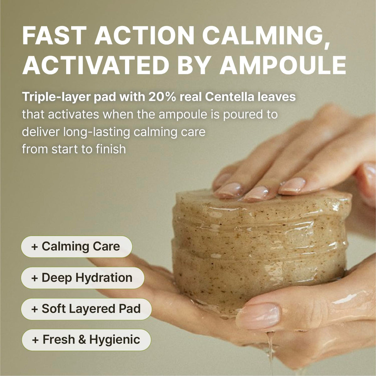 Rbfy pads stacked beside moisturizer for layering skincare