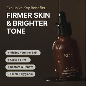 Rbfy bottle styled with sunscreen suggesting daytime protection benefit