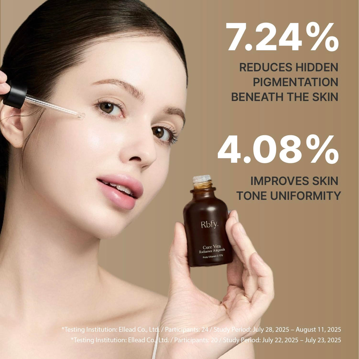Rbfy closeup of serum texture showing lightweight absorbent benefit