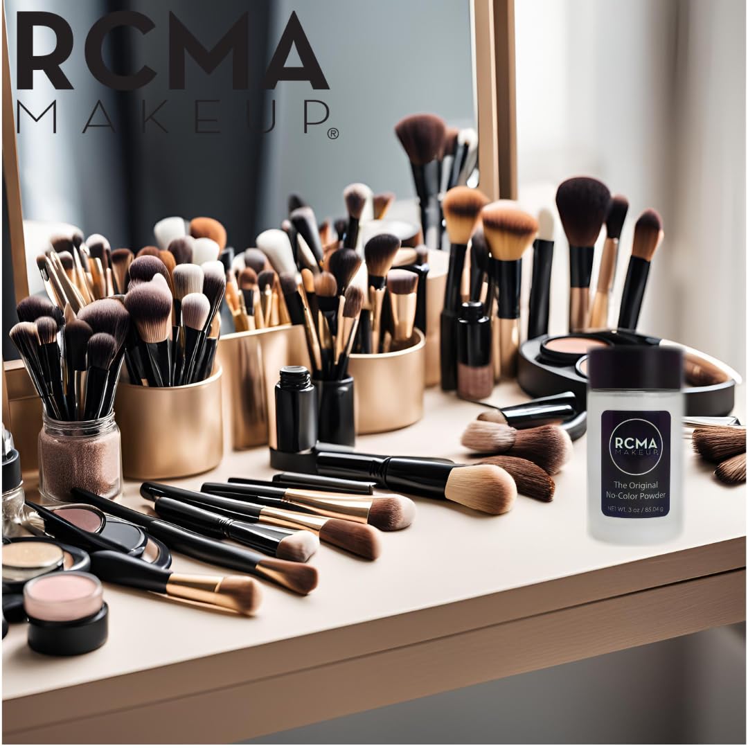 RCMA Makeup 3oz jar next to a ruler showing size and travel-friendly capacity