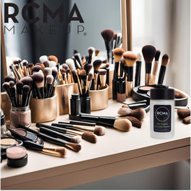 RCMA Makeup 3oz jar next to a ruler showing size and travel-friendly capacity