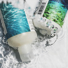 R+Co ATLANTIS next to common items showing 251 ml size and travel planning benefit