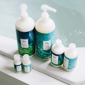 R+Co Atlantis texture foam closeup showing lightweight lather that hydrates