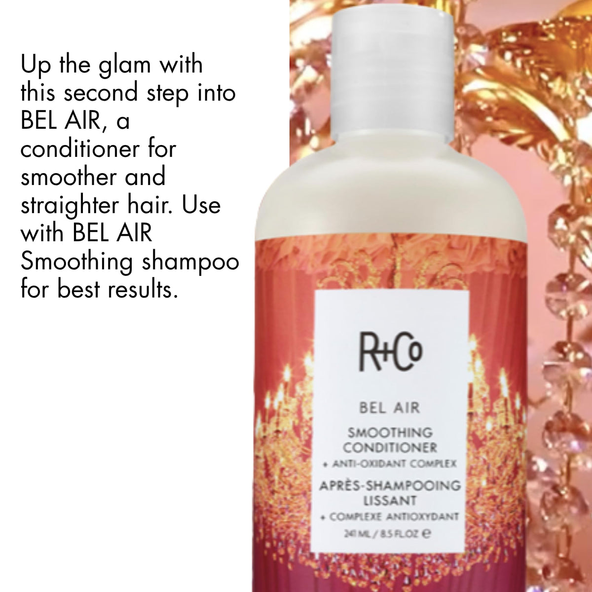 R+Co pump dispensing creamy conditioner texture for smooth application and slip
