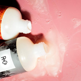 R+Co Bel Air close-up foam texture, showing creamy lather and gentle cleansing