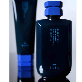 R+Co BLEU label close-up highlighting ingredients and product clarity
