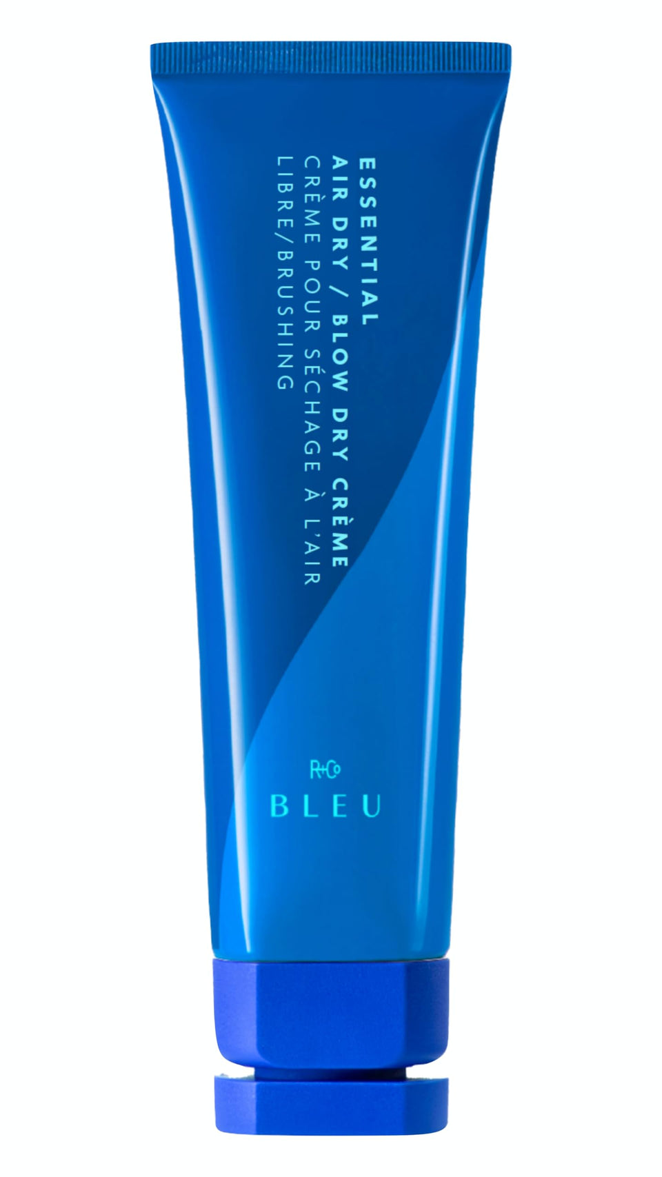 R+Co BLEU front packaging showing bottle and brand for clear identification