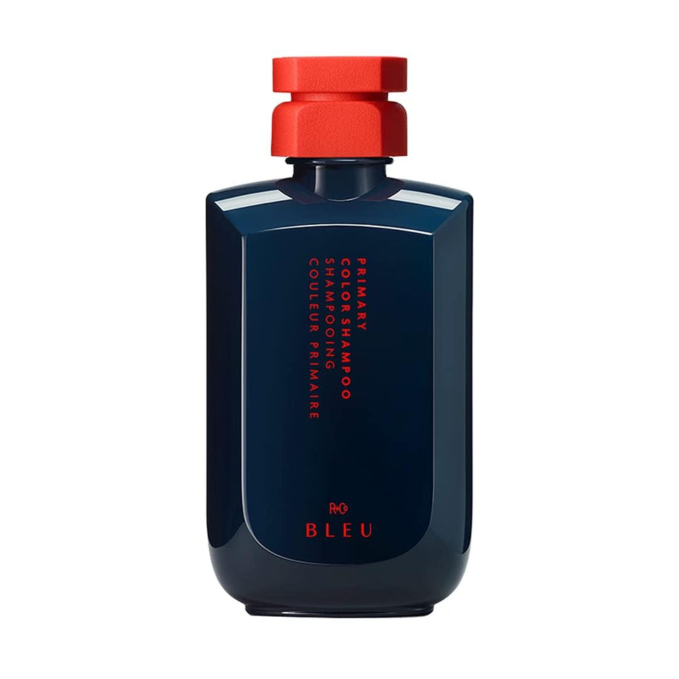R+Co front bottle view showing label and color-protecting benefits