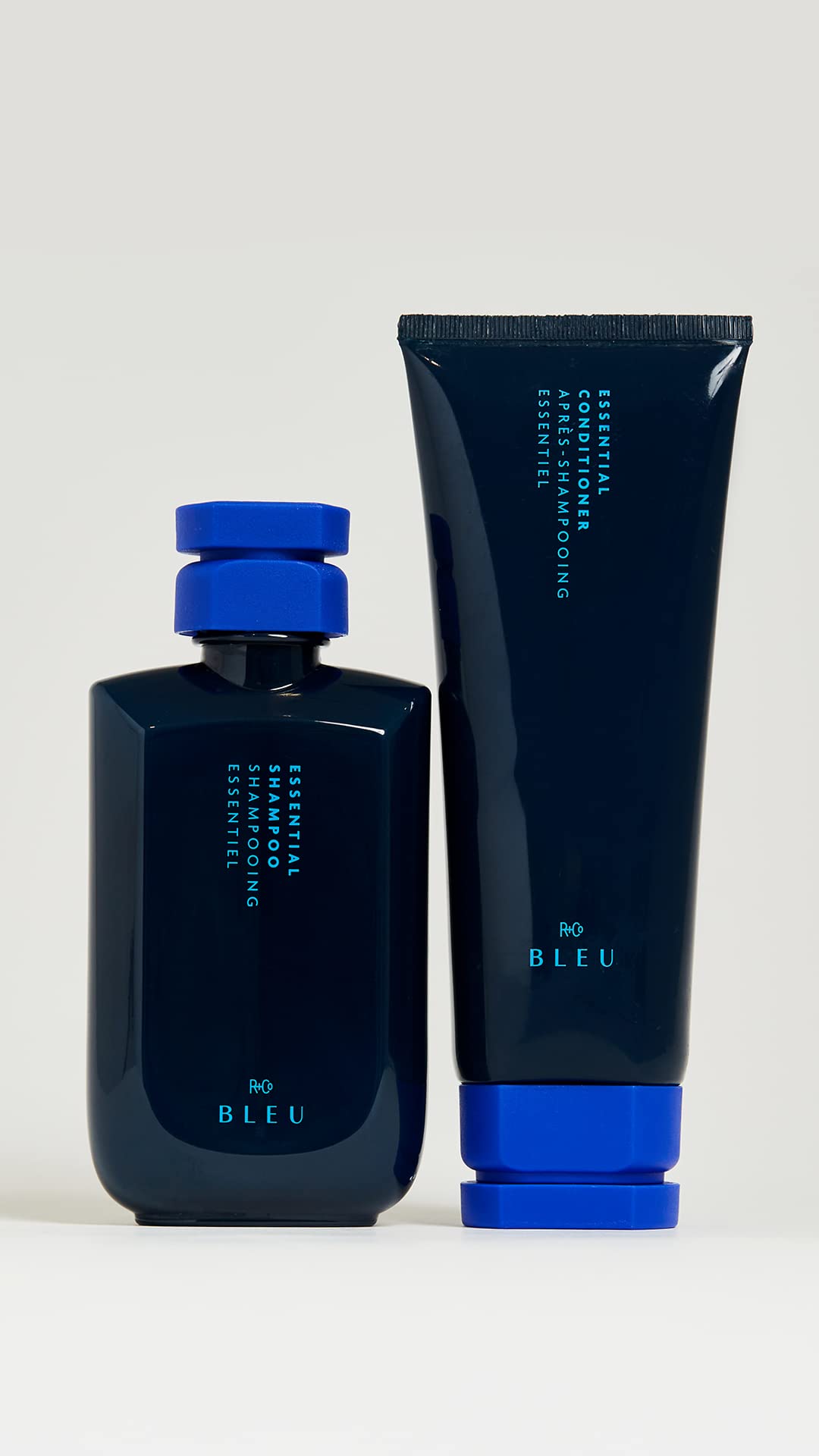 R+Co BLEU conditioner creamy texture close-up demonstrating lightweight slip for detangling