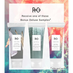 R+Co Cassette bottles next to ruler for size, conveying 8.5 oz scale