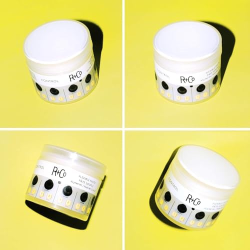R+Co paste size comparison next to a coin illustrating compact travel-friendly jar