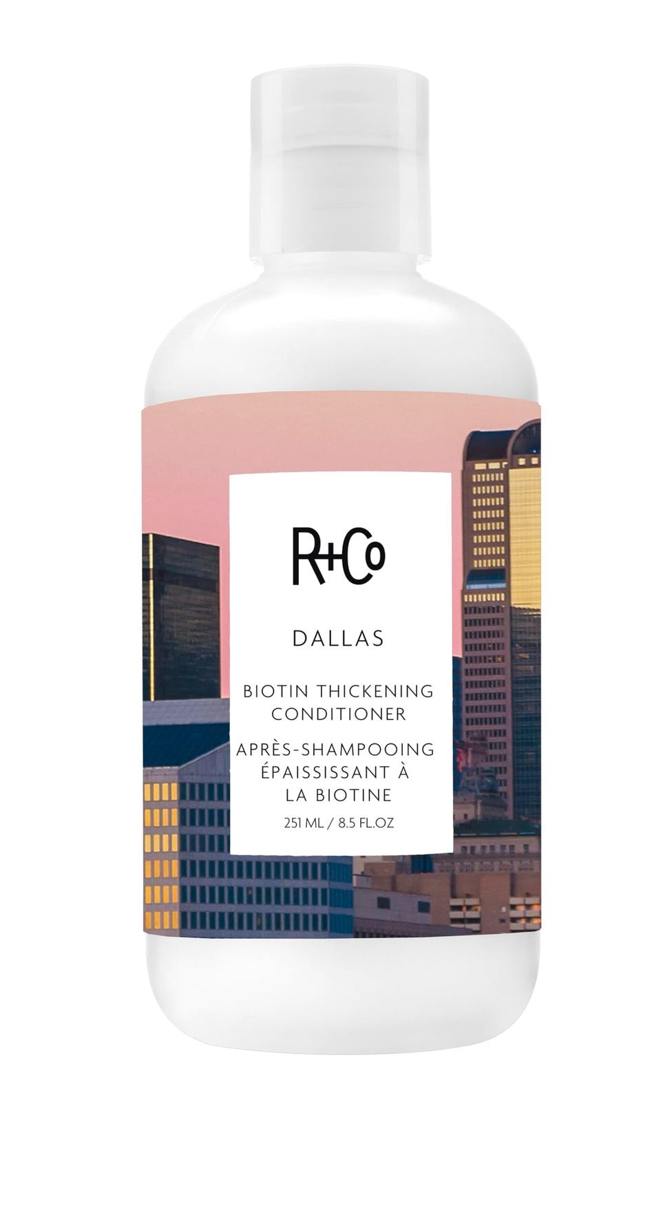 R+Co front packaging showing bottle and product name for quick identification