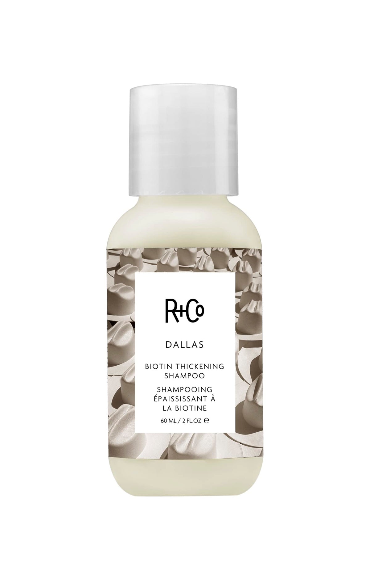R+Co Dallas front packaging showing bottle and label for easy identification and benefit