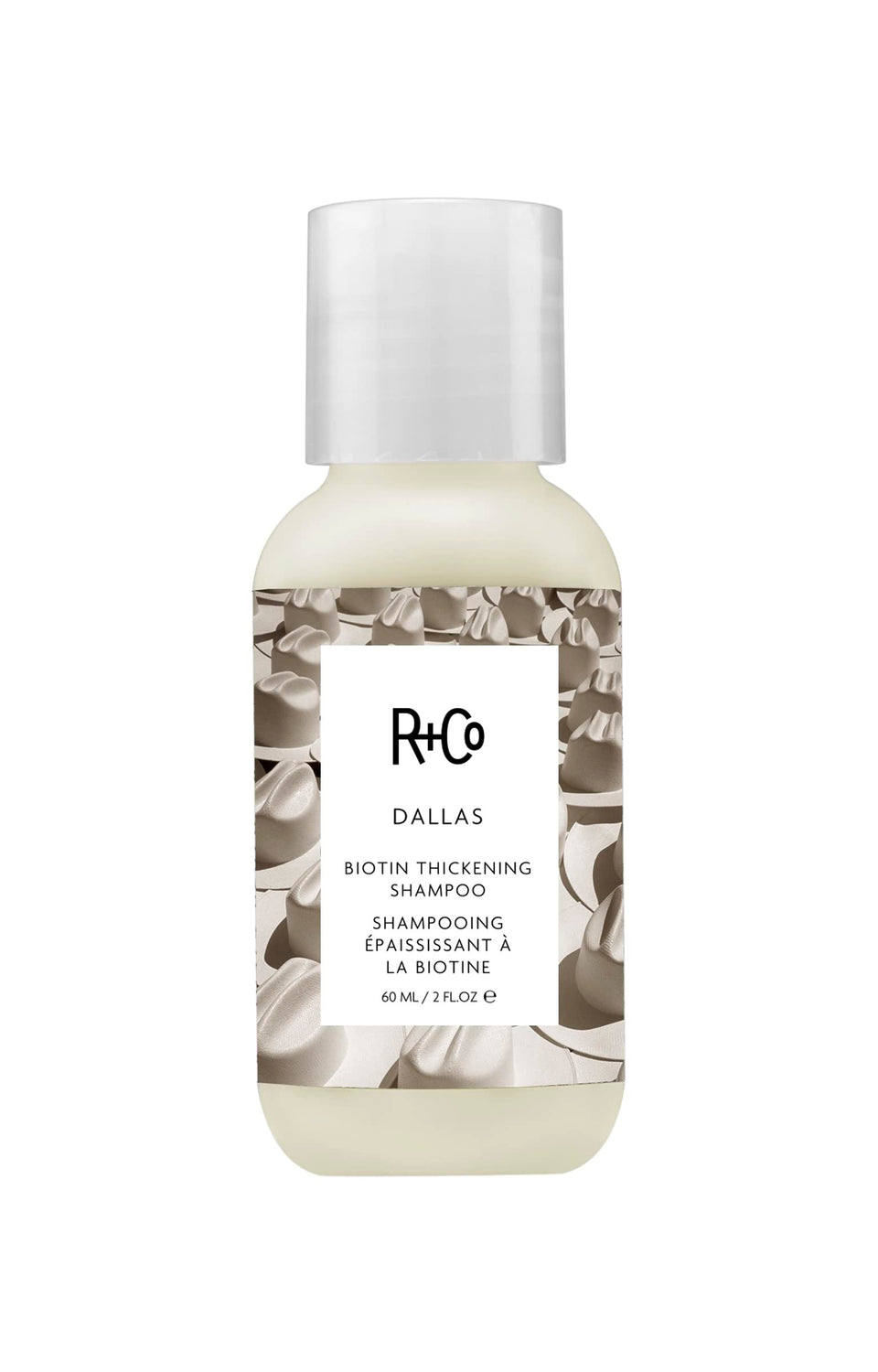 R+Co Dallas front packaging showing bottle and label for easy identification and benefit