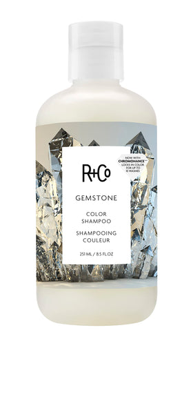 R+Co Gemstone front packaging showing label and size for clear product identification and benefit