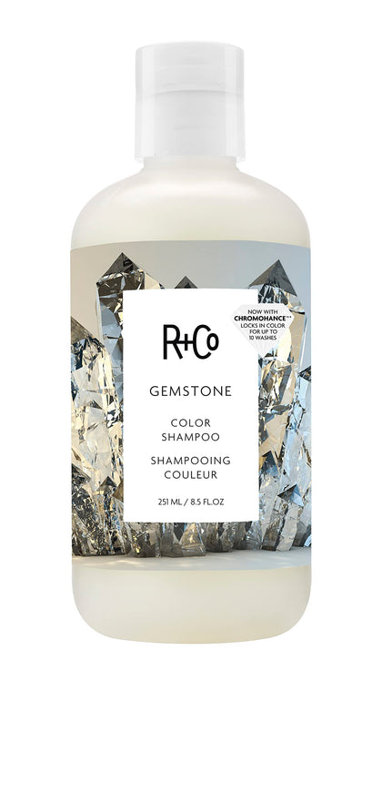 R+Co Gemstone front packaging showing label and size for clear product identification and benefit
