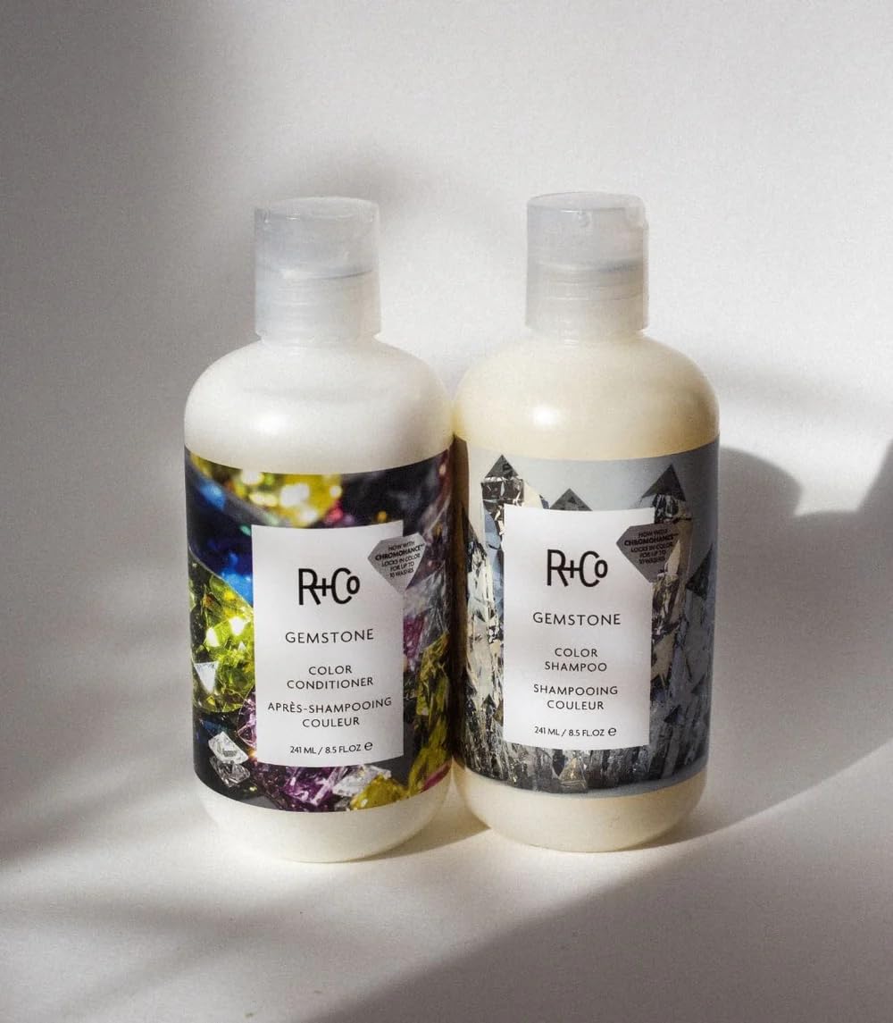 R+Co Gemstone hibiscus ingredient close-up, hydrates and boosts hair shine