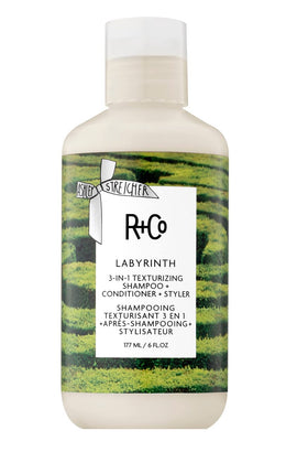 R+Co Labyrinth front packaging showing bottle and product name for shelf appeal