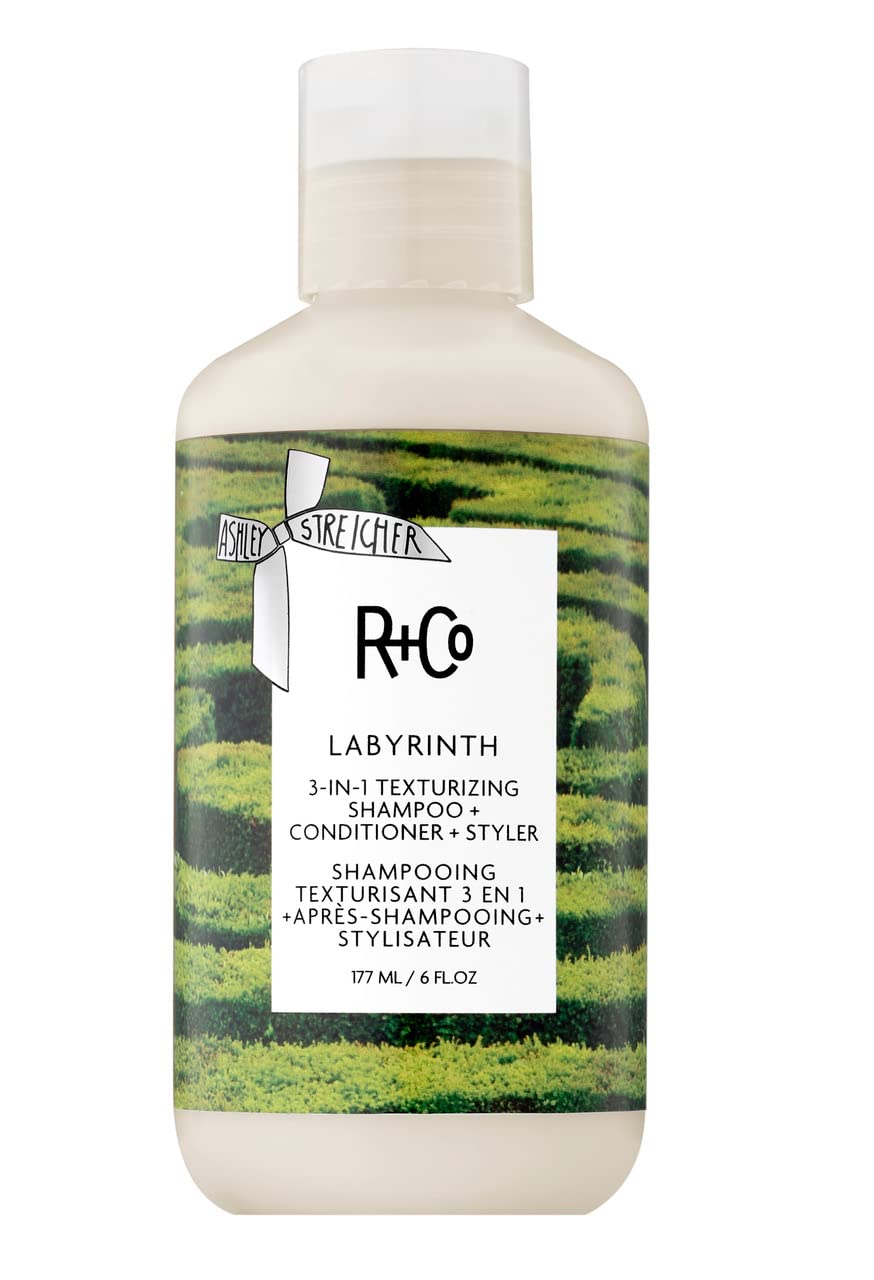 R+Co Labyrinth front packaging showing bottle and product name for shelf appeal