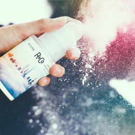 R+Co Skyline label and ingredients panel emphasizing clean, vegan formula