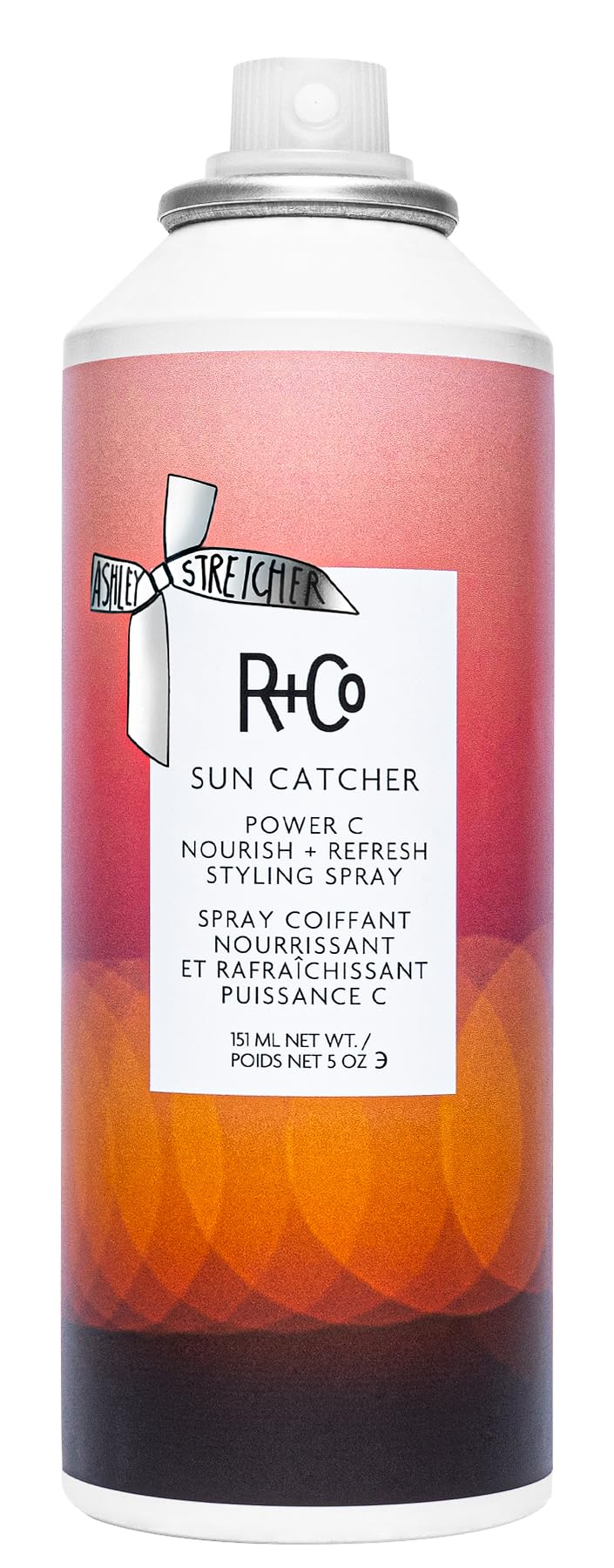 R+Co SUN CATCHER front packaging showing bottle and label for daily protection