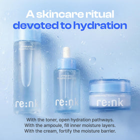 re:nk applying serum to skin for instant hydration and plumping